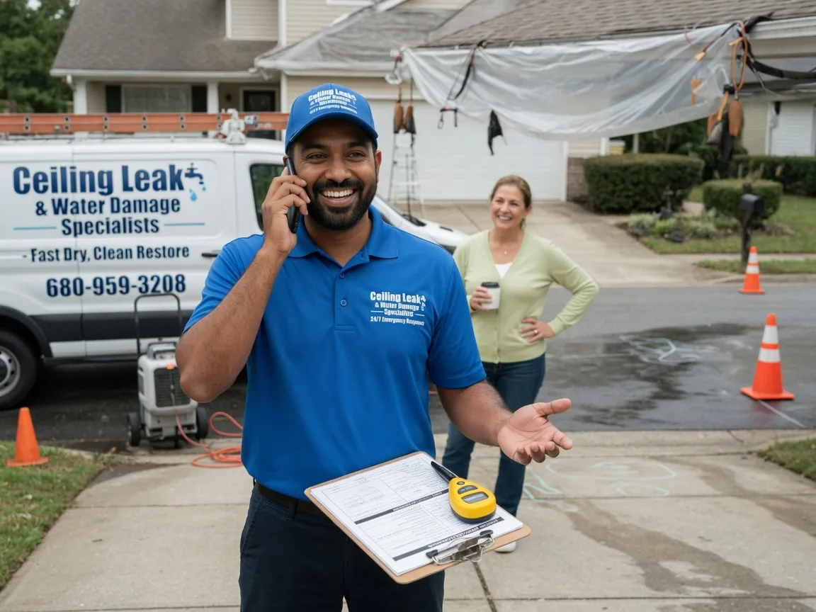 Ceiling Leak Cleanup Sagola, MI FAQs